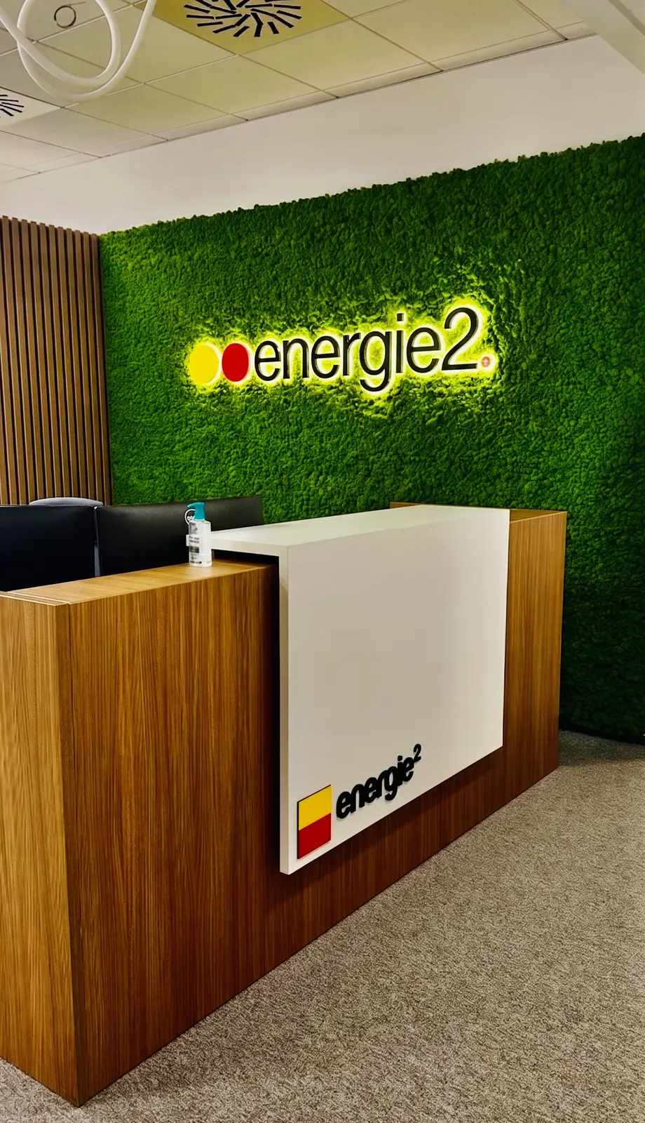 3D logo Energie2 — realizácia Neonworld