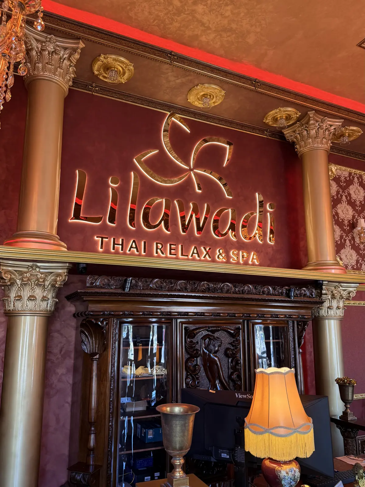 3D logo Lilawadi Thai Relax & Spa — realizácia Neonworld